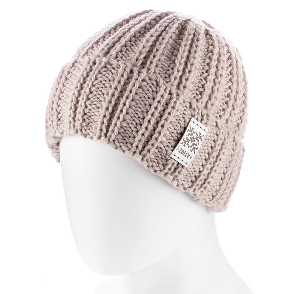 Шапка шерстяная Zolly ZH114 с отворотом на флисовой подкладке L/р. 57-58 Фрез