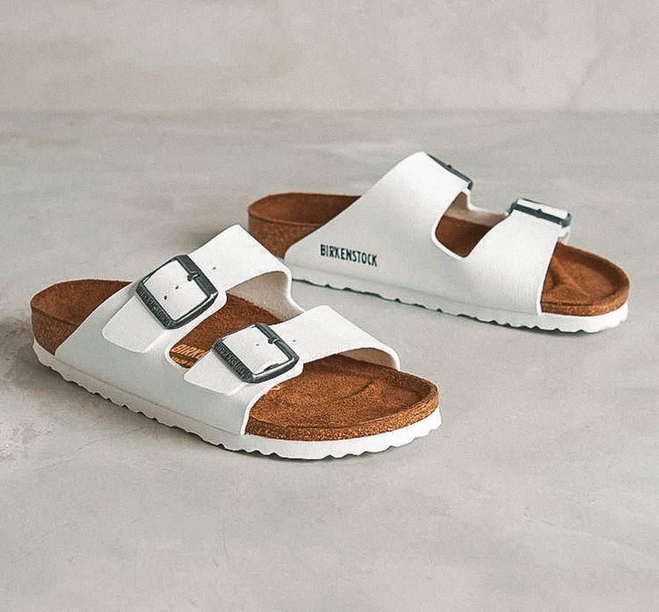 Шльопанці жіночі Birkenstok Arizona BS р. 39 White (35114103)