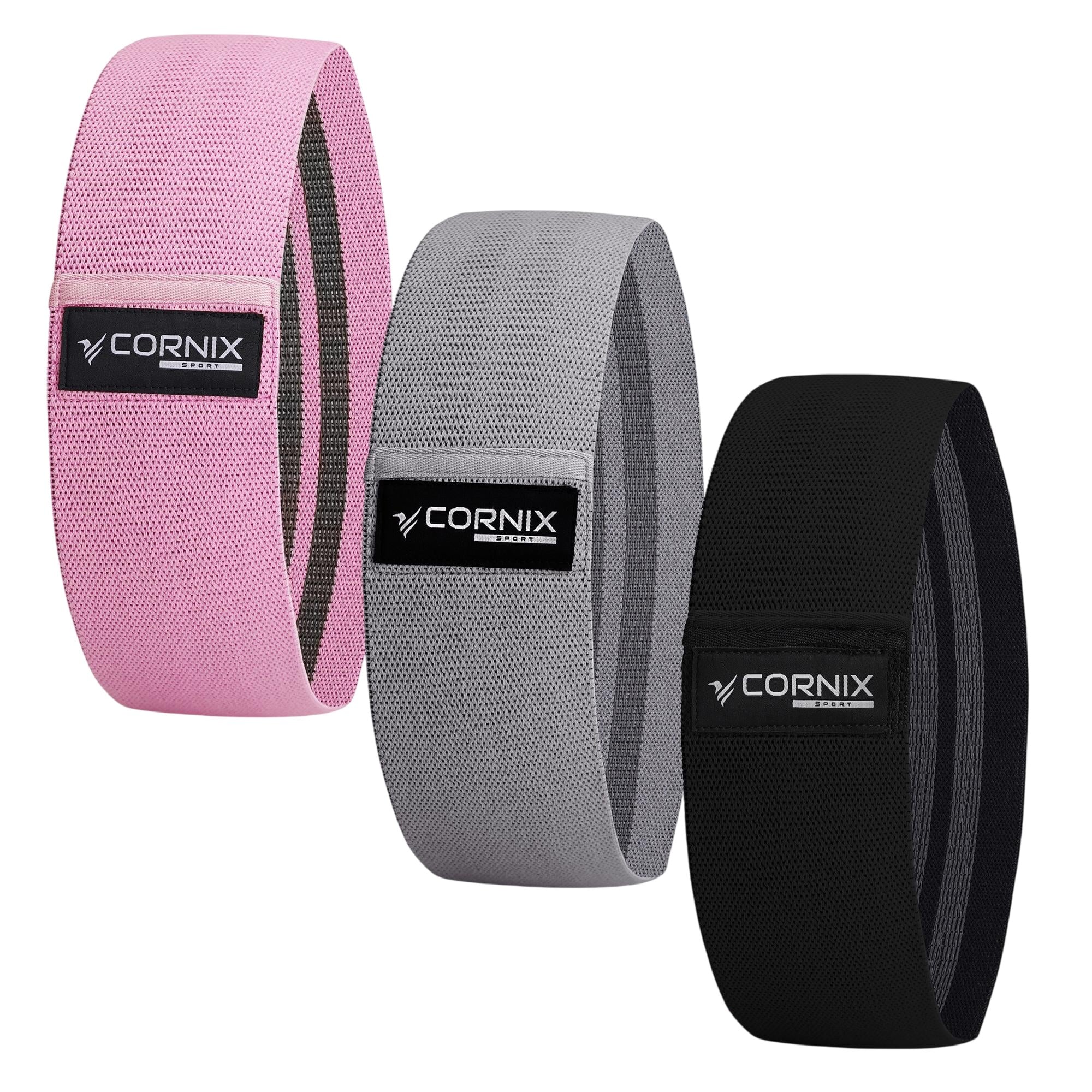 Резинки для фитнеса и спорта из ткани Cornix Hip Band 3 шт. (XR-0050)