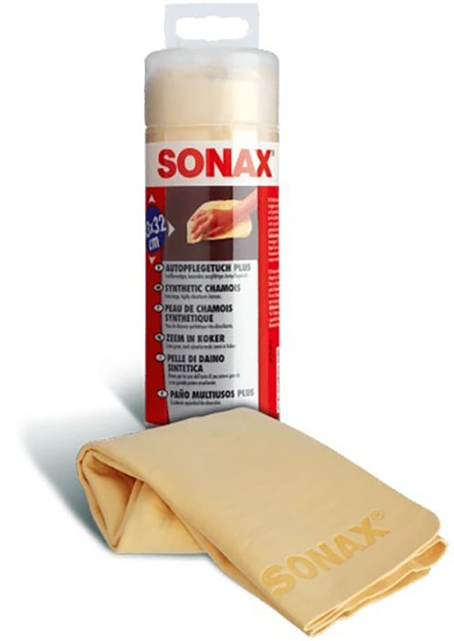 Салфетка влажная замшевая SONAX Synthetic Chamos Plus 43х32 см (417700)