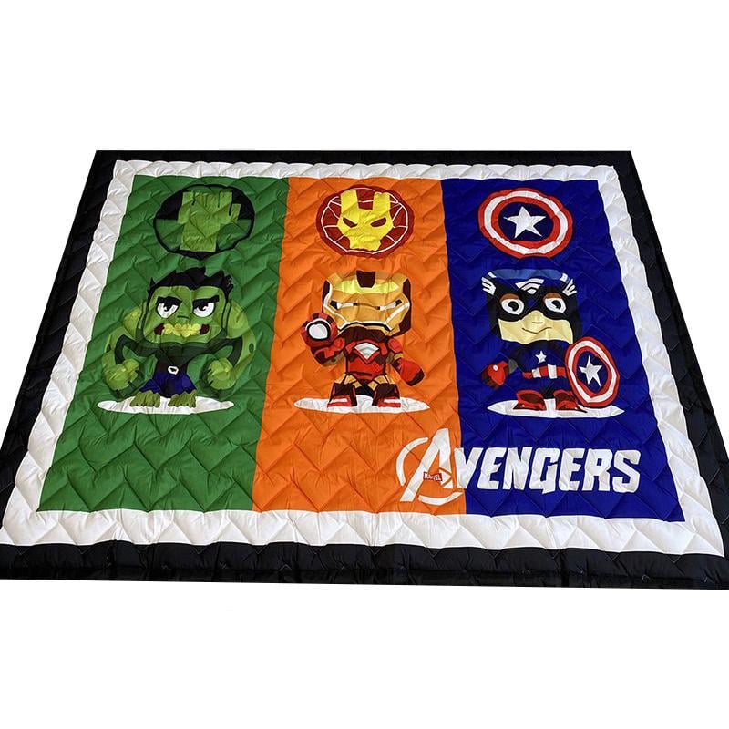 Тканевый ковер Magnitoshka Супергерои в детскую 195x145x2,5 см