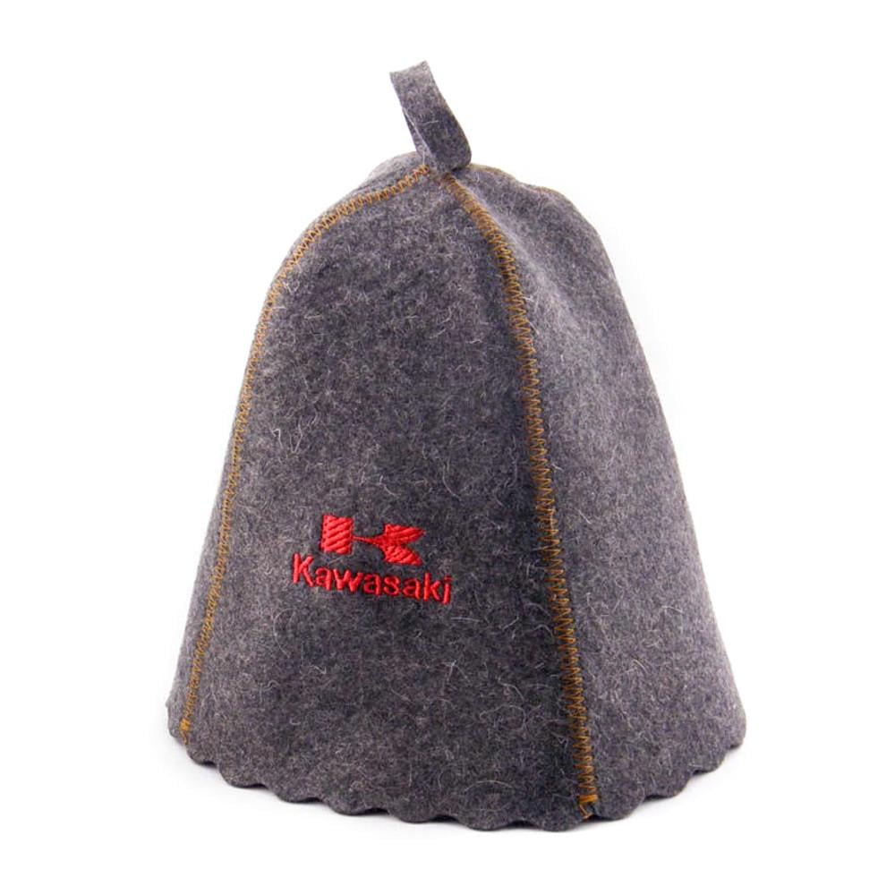 Банная шапка Luxyart "Kawasaki" натуральный войлок Серый (LA-251)