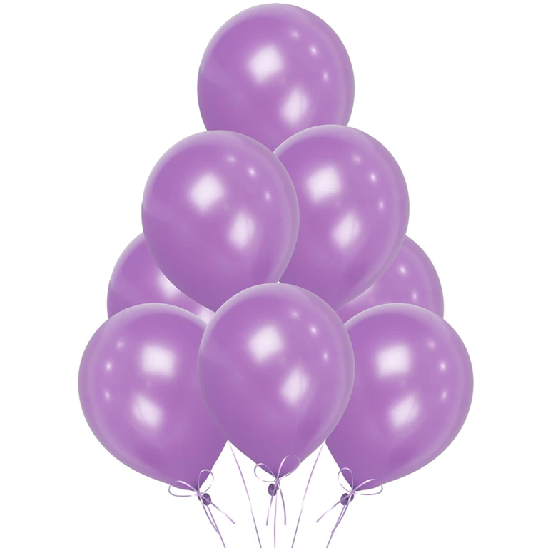 Набор воздушных шаров Aimin Balloon 26 см 100 шт. Фиолетовый (3003863735)