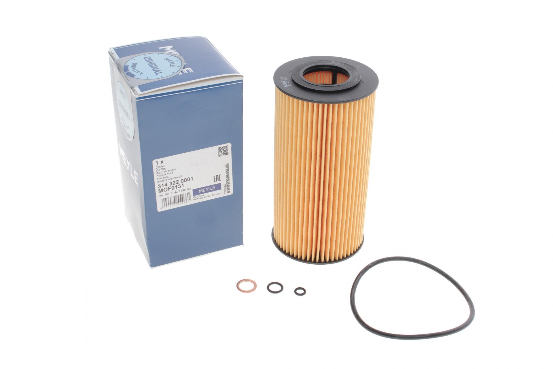 Фильтр масляный Meyle для Opel Omega 2,5TD 94-03- (314 322 0001)