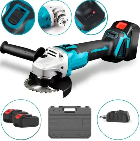 Болгарка LITHIUM POWER компактная аккумуляторная в кейсе 2 аккумулятора 24V - фото 6 Болгарка LITHIUM POWER компактная аккумуляторная в кейсе 2 аккумулятора 24V - фото 6