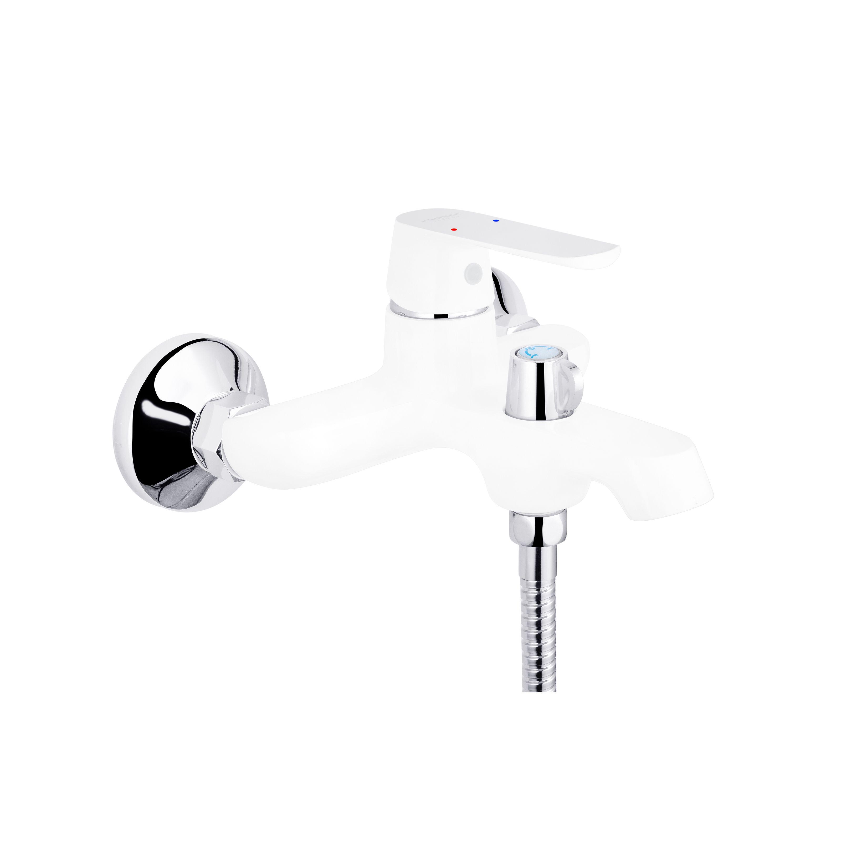 Смеситель для ванны Kroner Armada CV024325 однорычажный Белый (140884)