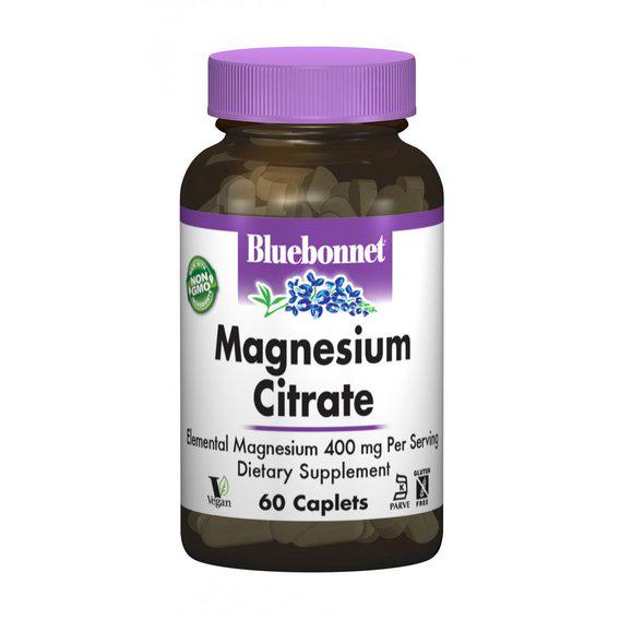 Микроэлемент Магний Bluebonnet Nutrition Magnesium Citrate 60 Caps - фото 1