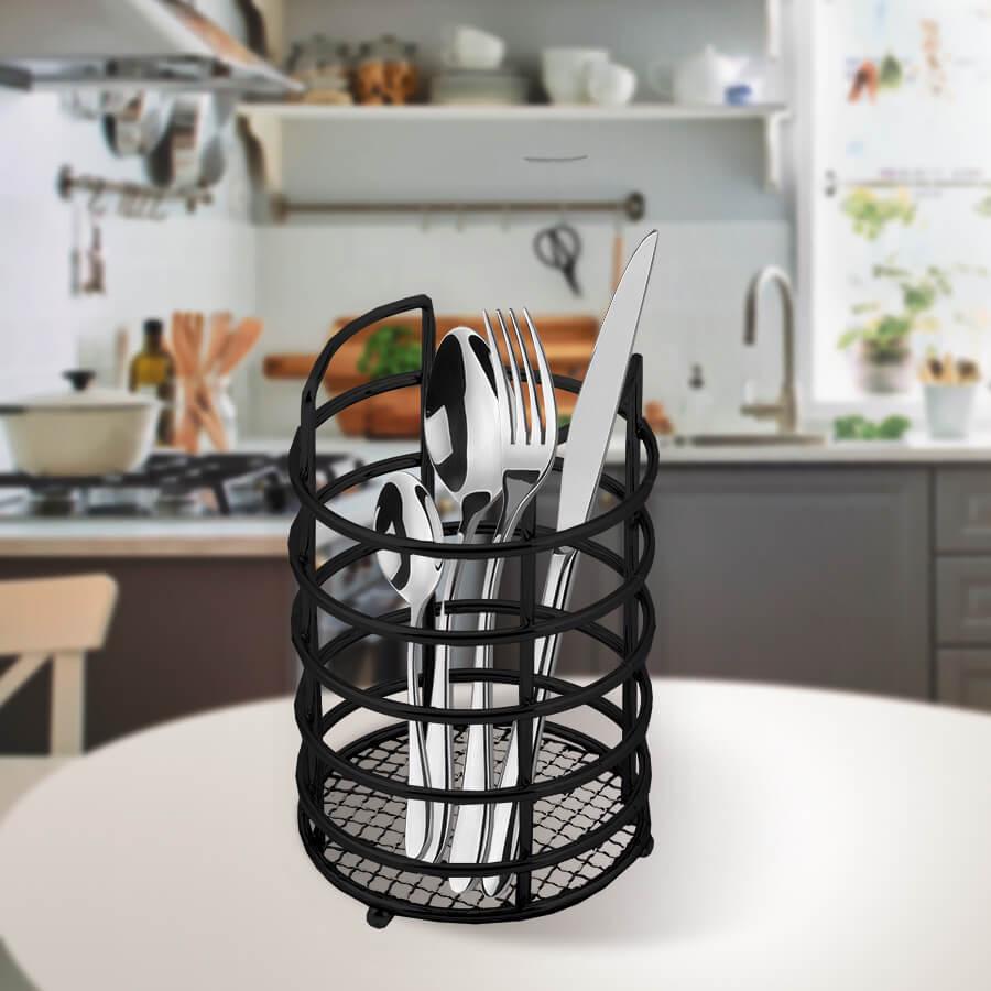 Підставка для столових приладів Maestro MR-1029 8,5х13 см Black (118730) - фото 2