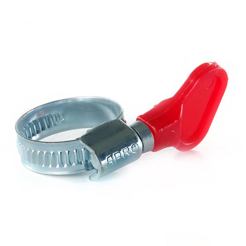 Хомути металеві Apro HCB-02 W1 черв’ячні з метеликом 16-25 мм/50 шт. (23716546)