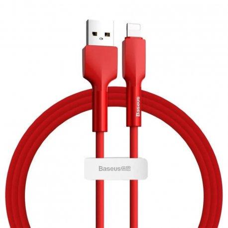 Кабель Baseus CALGJ-09 Silica Gel Cable USB to Lightning 2A 1 м Red