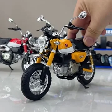 Модель мотоцикла Honda Monkey 14,5x10x6 см 1:12 (F00045) - фото 4
