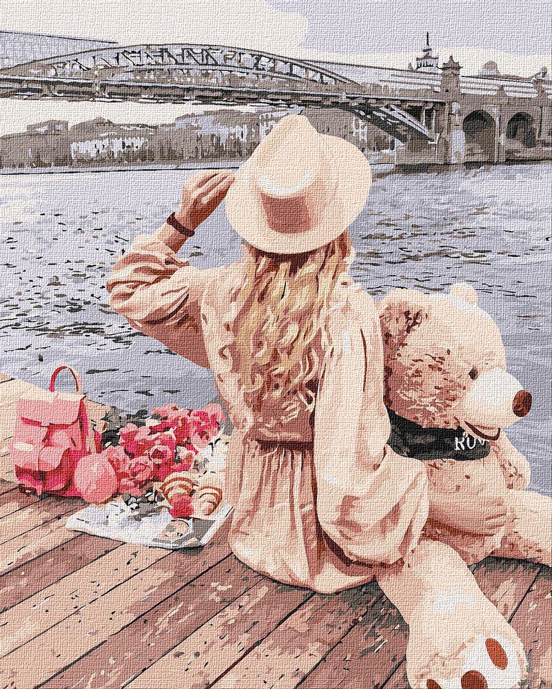 Картина за номерами Ідейка KHO4613 Мрії у Парижі 40x50 см (27905)