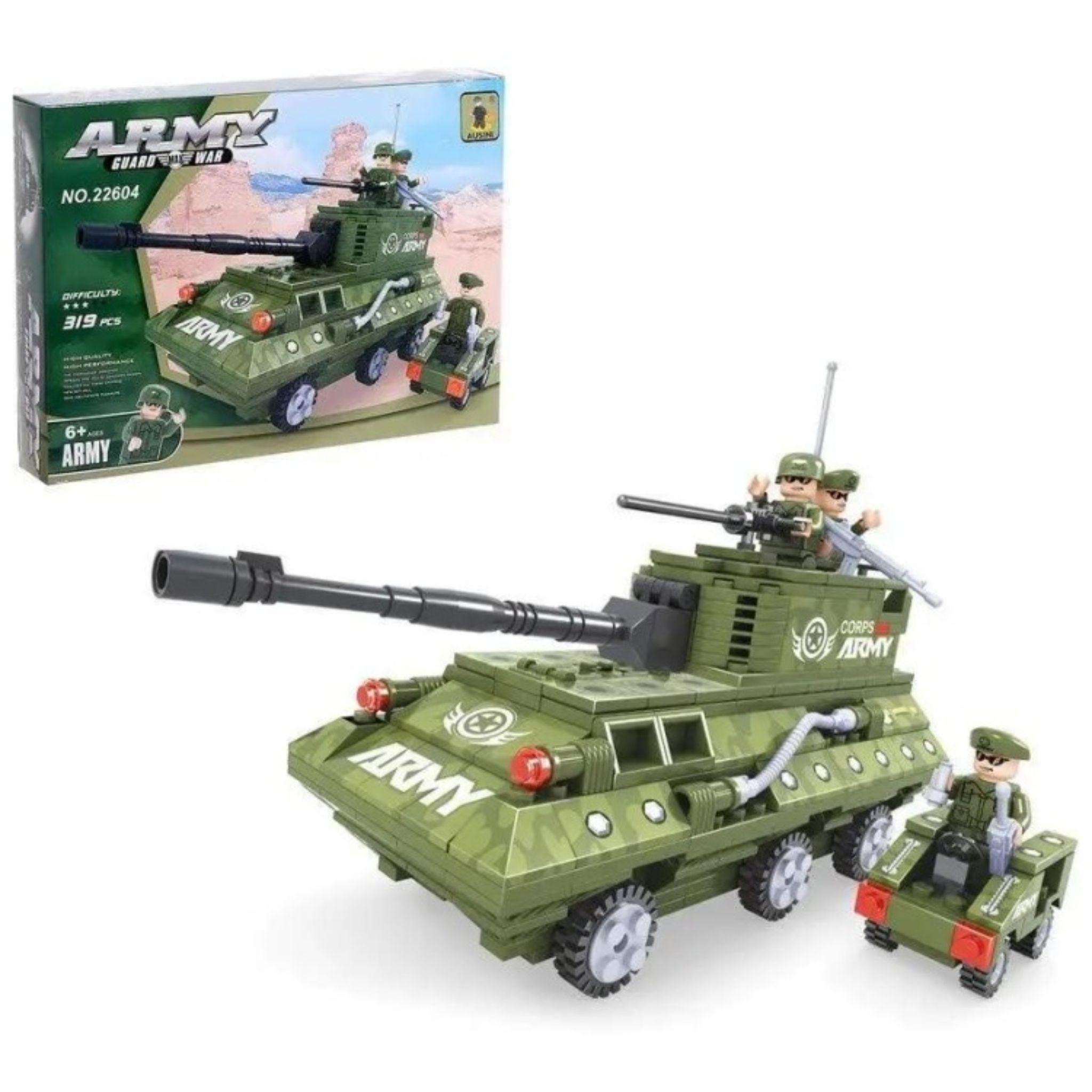Конструктор Ausini Army Танк Hakki 22604 325 деталей 2 фігурки (29439011) - фото 3 Конструктор Ausini Army Танк Hakki 22604 325 деталей 2 фігурки (29439011) - фото 3