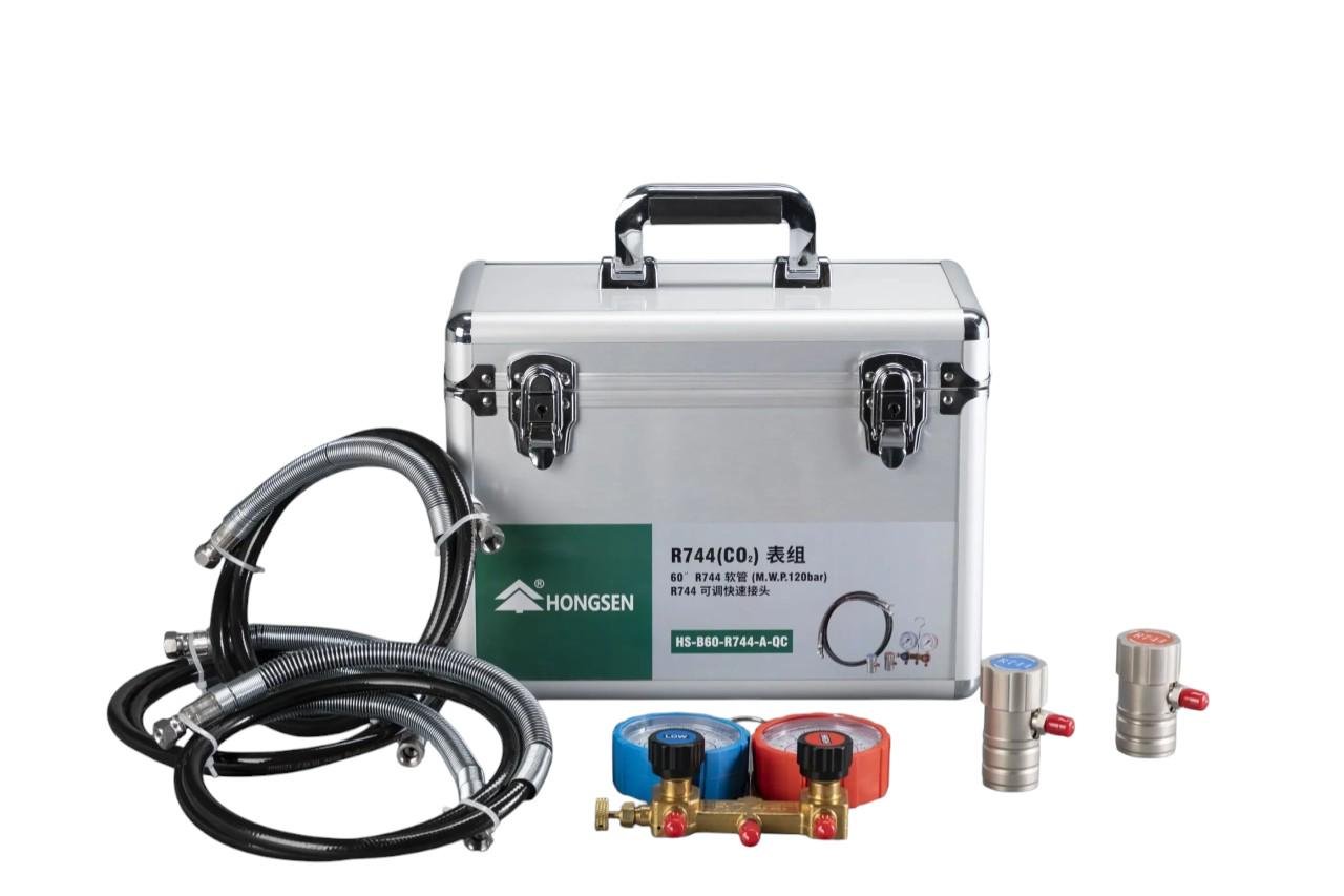 Коллектор манометрический HONGSEN HS-B60-R744-A-QC R744 (CO2) Коллектор манометрический HONGSEN HS-B60-R744-A-QC R744 (CO2)