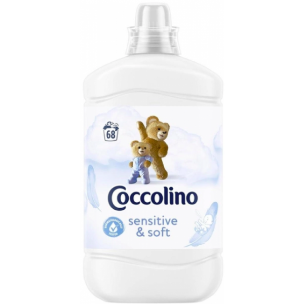 Кондиціонер для білизни Coccolino Sensitive&Soft 1,7 л 68 прань - фото 1