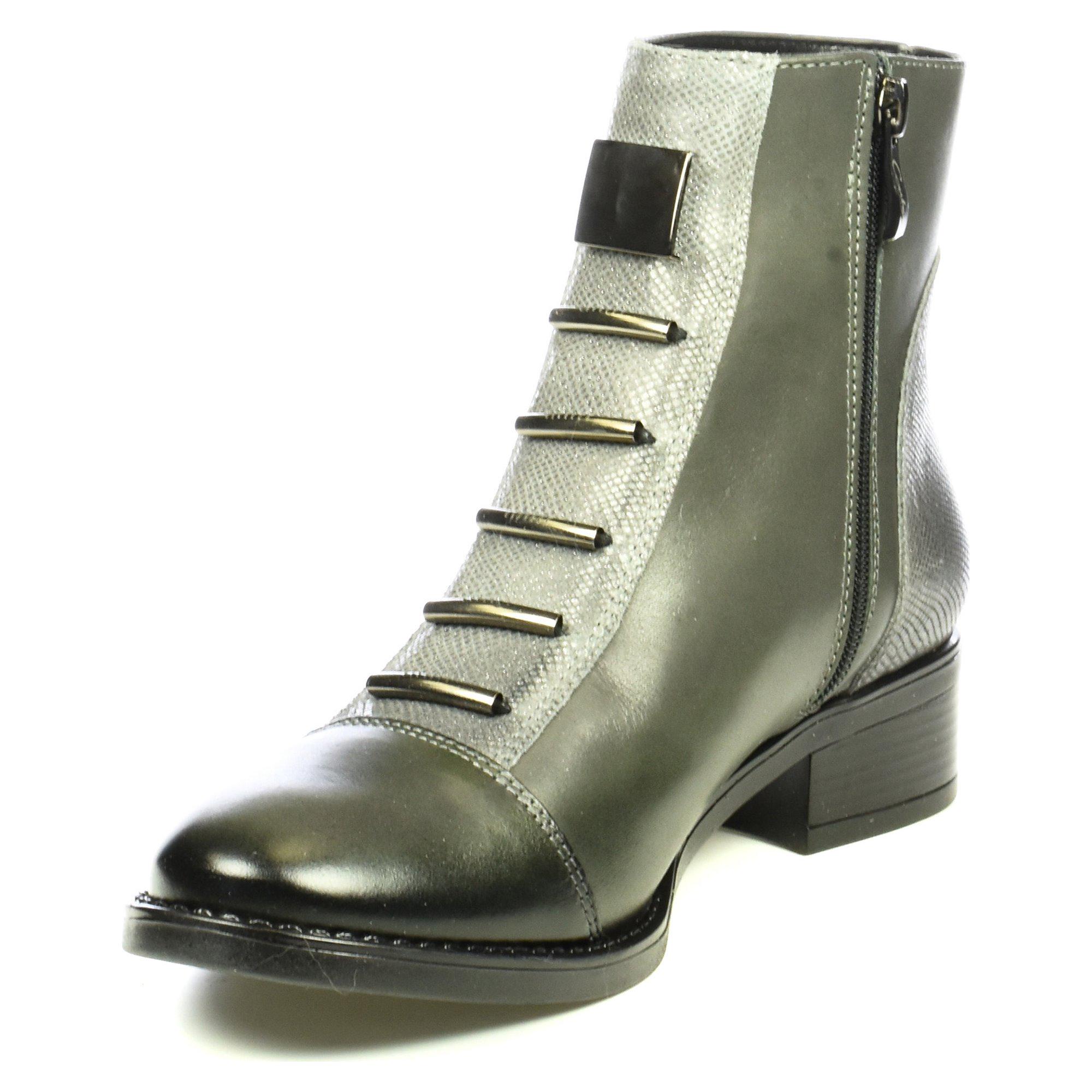 Черевики осінні жіночі Contes р. 40 Сірий (05316-40) - фото 3 Черевики осінні жіночі Contes р. 40 Сірий (05316-40) - фото 3