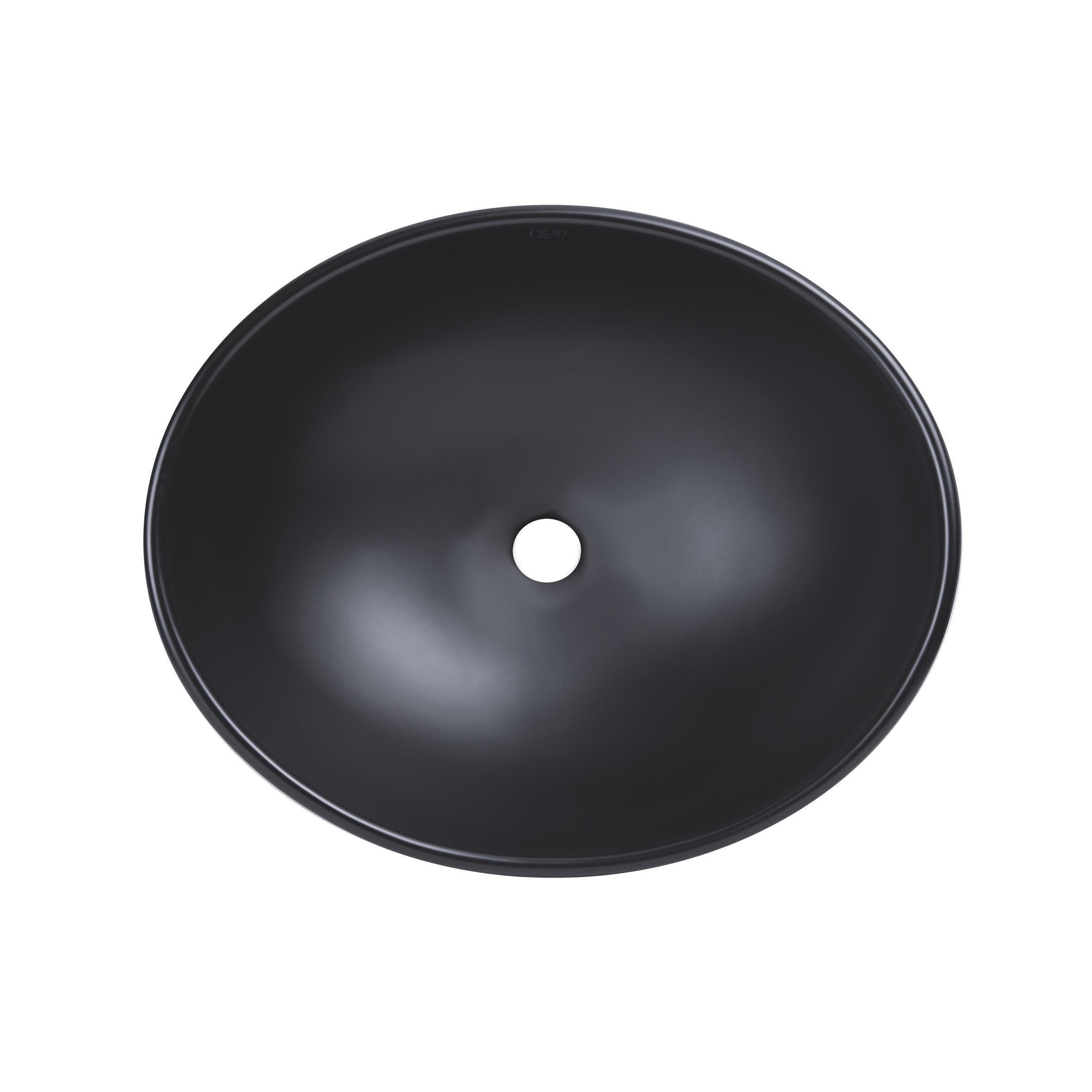 Раковина Qtap Dove QT06116062AMB 410х335х145 мм Matt Black