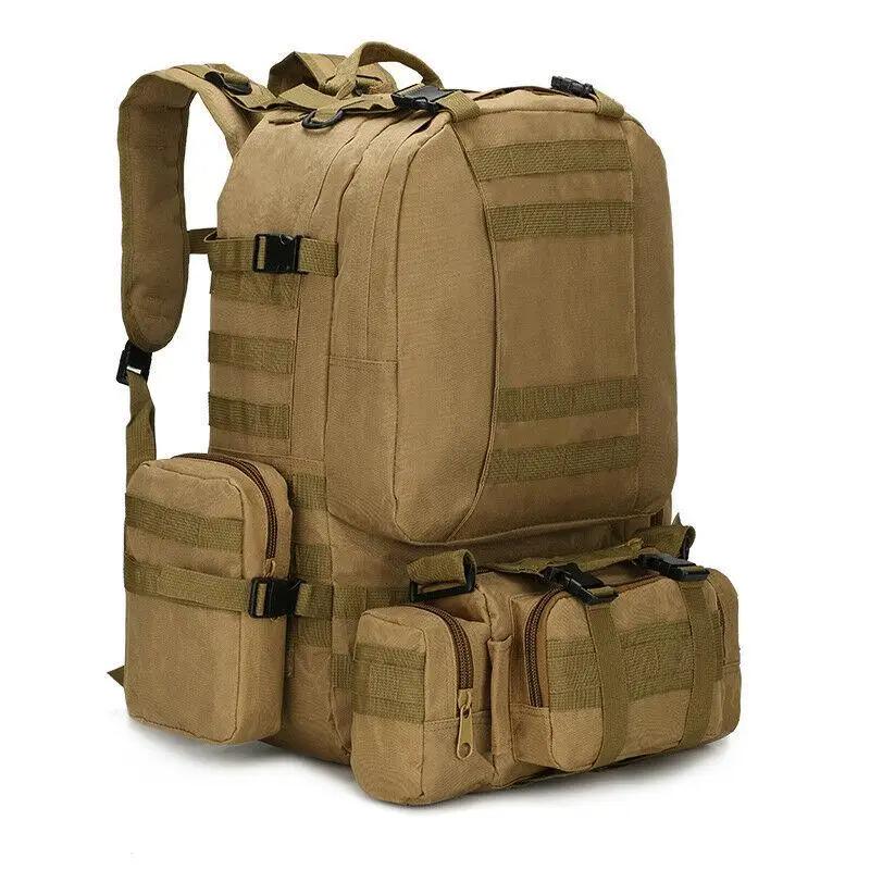 Рюкзак із підсумками система molle 52х30х44 см 55 л Хакі (450-1)