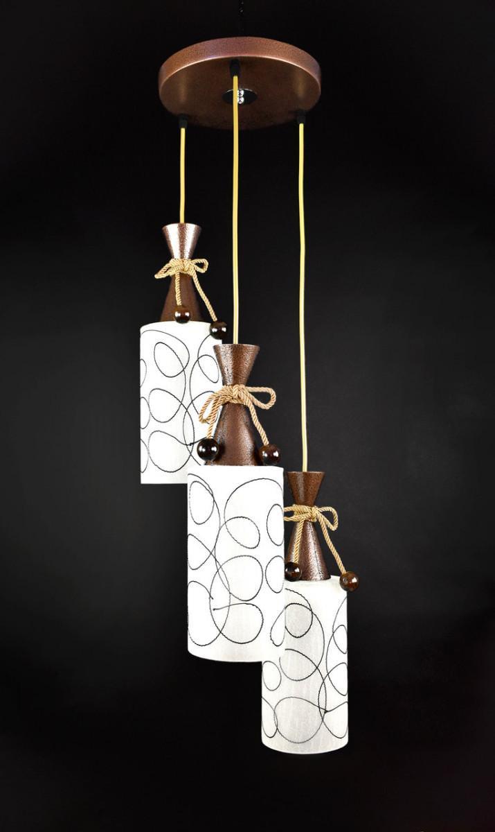 Люстра потолочная подвесная на 3 лампочки 10120/3 (5-10120/3)