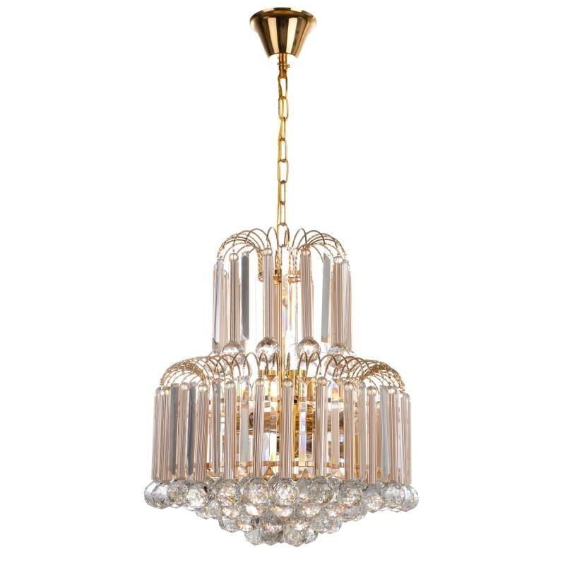 Люстра хрустальная подвесная большая Brille BCL-438S/10 E14