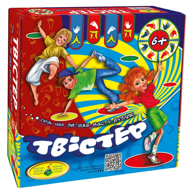 Настільна гра "Твістер" 85297 з рулеткою