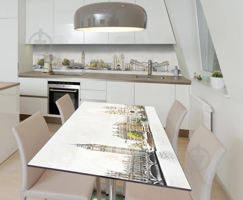 Наклейка виниловая на стол Zatarga "Ретро Лондон" 650х1200 мм Наклейка виниловая на стол Zatarga "Ретро Лондон" 650х1200 мм