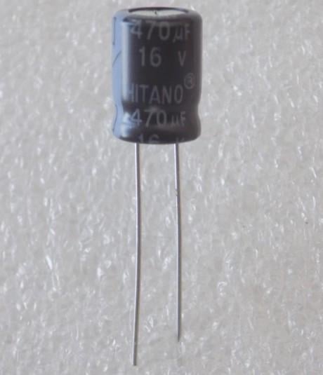 Конденсатор электролитический 470uF 16V 105C 470 мкФ 16В 105 град/470x16x105 град HITANO 8x12 мм (17713) Конденсатор электролитический 470uF 16V 105C 470 мкФ 16В 105 град/470x16x105 град HITANO 8x12 мм (17713)