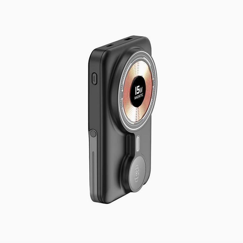 Повербанк Aspor A328 Wireless 10000 mAh и кабель Type-C/Lightning/Apple Watch USB/Lightning/Type-C/22,5W Черный