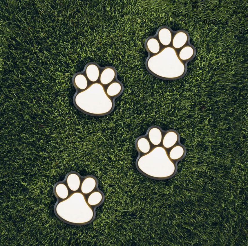 Набір ліхтарів на сонячній батареї Лапки вуличні 4 шт. Теплий білий (MX-00009033) - фото 11 Набір ліхтарів на сонячній батареї Лапки вуличні 4 шт. Теплий білий (MX-00009033) - фото 11