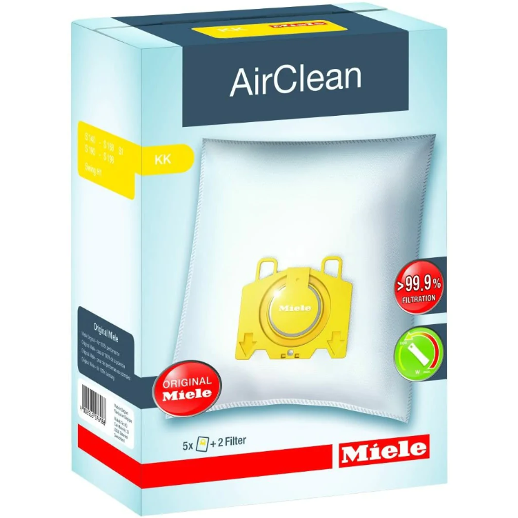 Набор мешков для пылесоса Miele HyClean KK с 2 фильтрами 5 шт. (10316332)