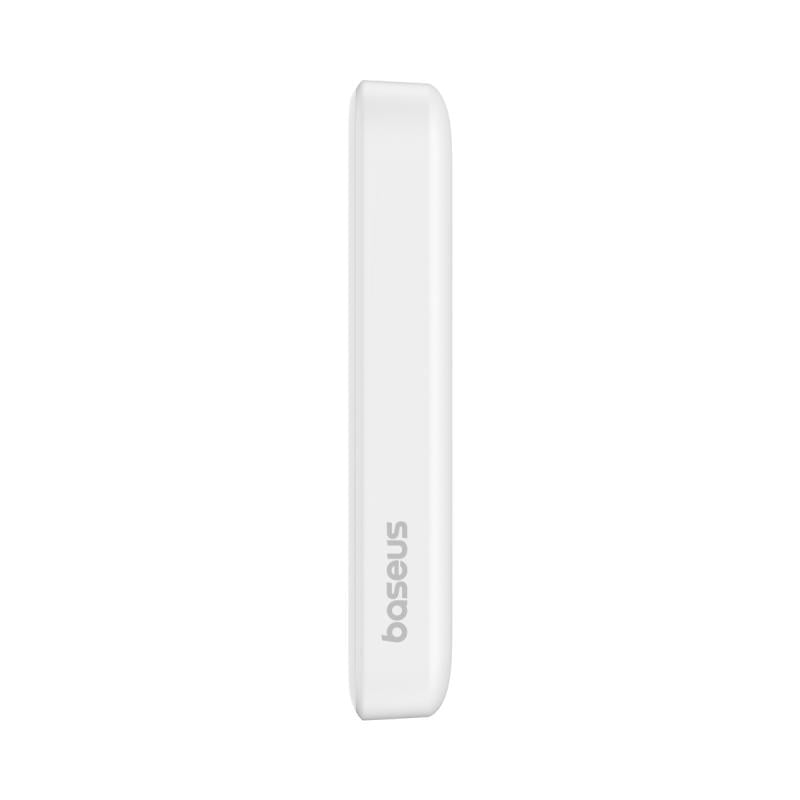 Повербанк OS-BASEUS Magnetic Mini Air Wireless Fast Charge 10000 mAh 20W с кабелем Stellar White (P10059001223-00) - фото 8