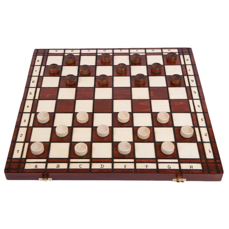 Набір шахи/шашки великі 48х48 см (Мадон 165) - фото 2 Набір шахи/шашки великі 48х48 см (Мадон 165) - фото 2