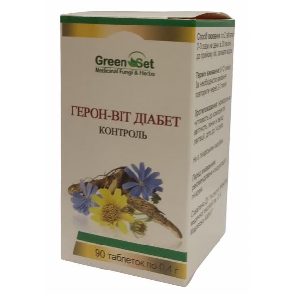 Комплекс для профилактики диабета Green Set Герон-вит Диабет 90 табл. (000024077)