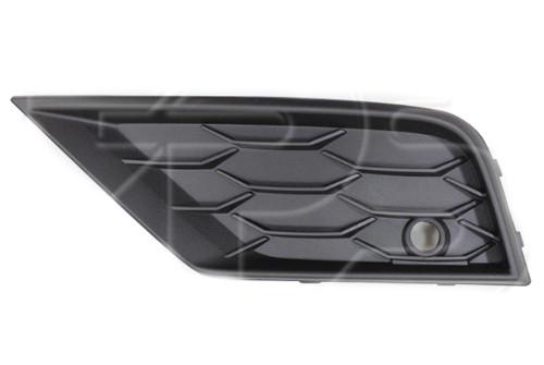 Решетка бампера AVTM Volkswagen Tiguan 17 левая верхняя с отверстиями парктроника (187445915)