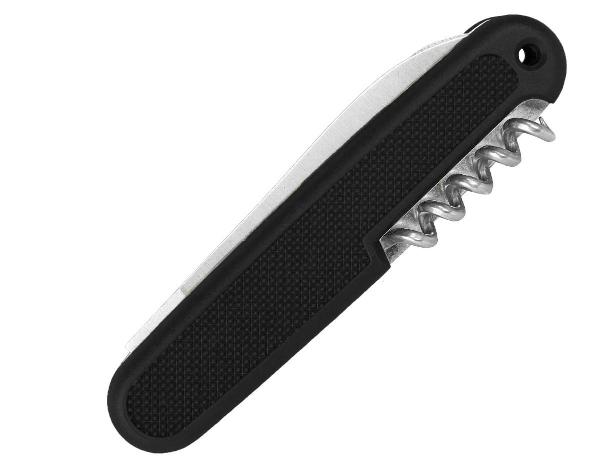 Ніж багатофункціональний Mil-Tec Old Style 7в1 з чохлом Чорний (15337050) - фото 5