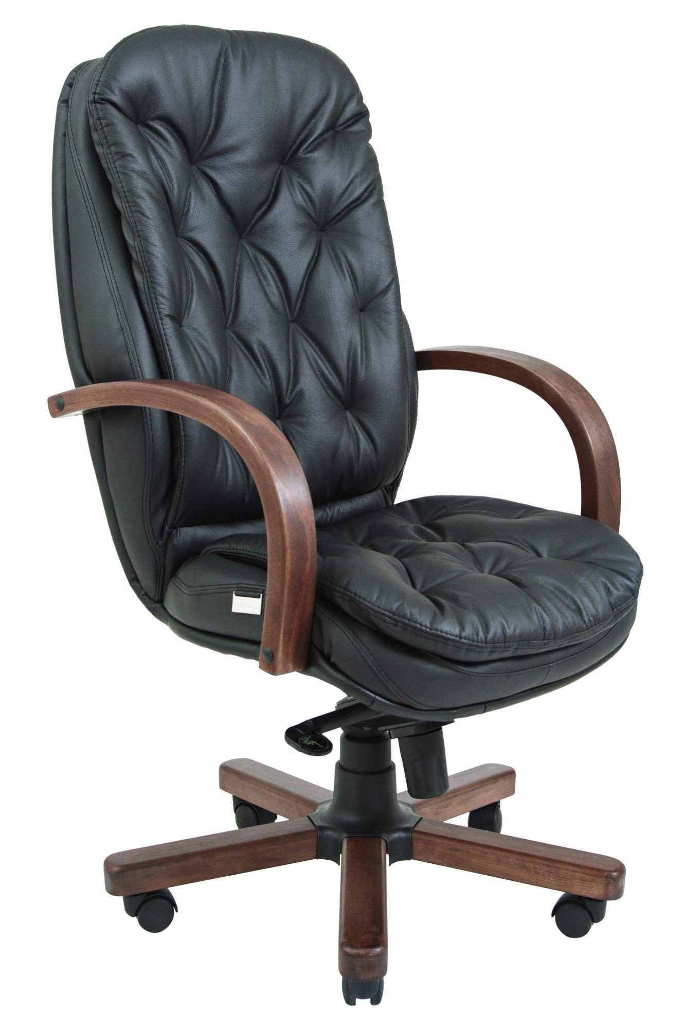 Офисное кресло руководителя Richman Венеция Флай 2230 Wood М2 AnyFix Черный (6013ee2dee03ef61f515ddc5)