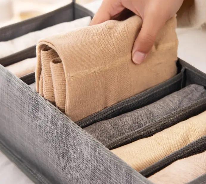 Органайзер для белья в шкаф 7 ячеек 35х17х12 см (ОДШ-430-11) - фото 5 Органайзер для белья в шкаф 7 ячеек 35х17х12 см (ОДШ-430-11) - фото 5