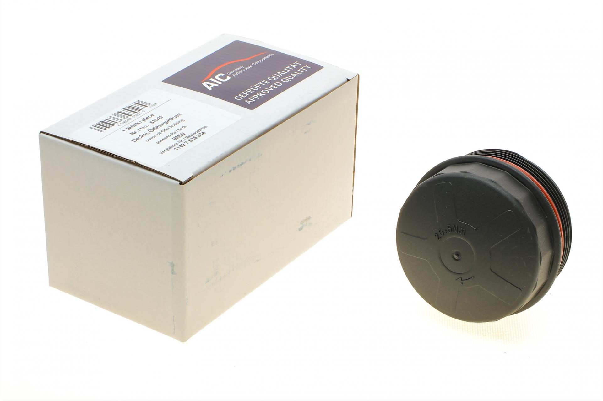 Крышка фильтра масляного Aic BMW 1/3/4/5 N20/N52/N53/N54/N55 04- (57027)