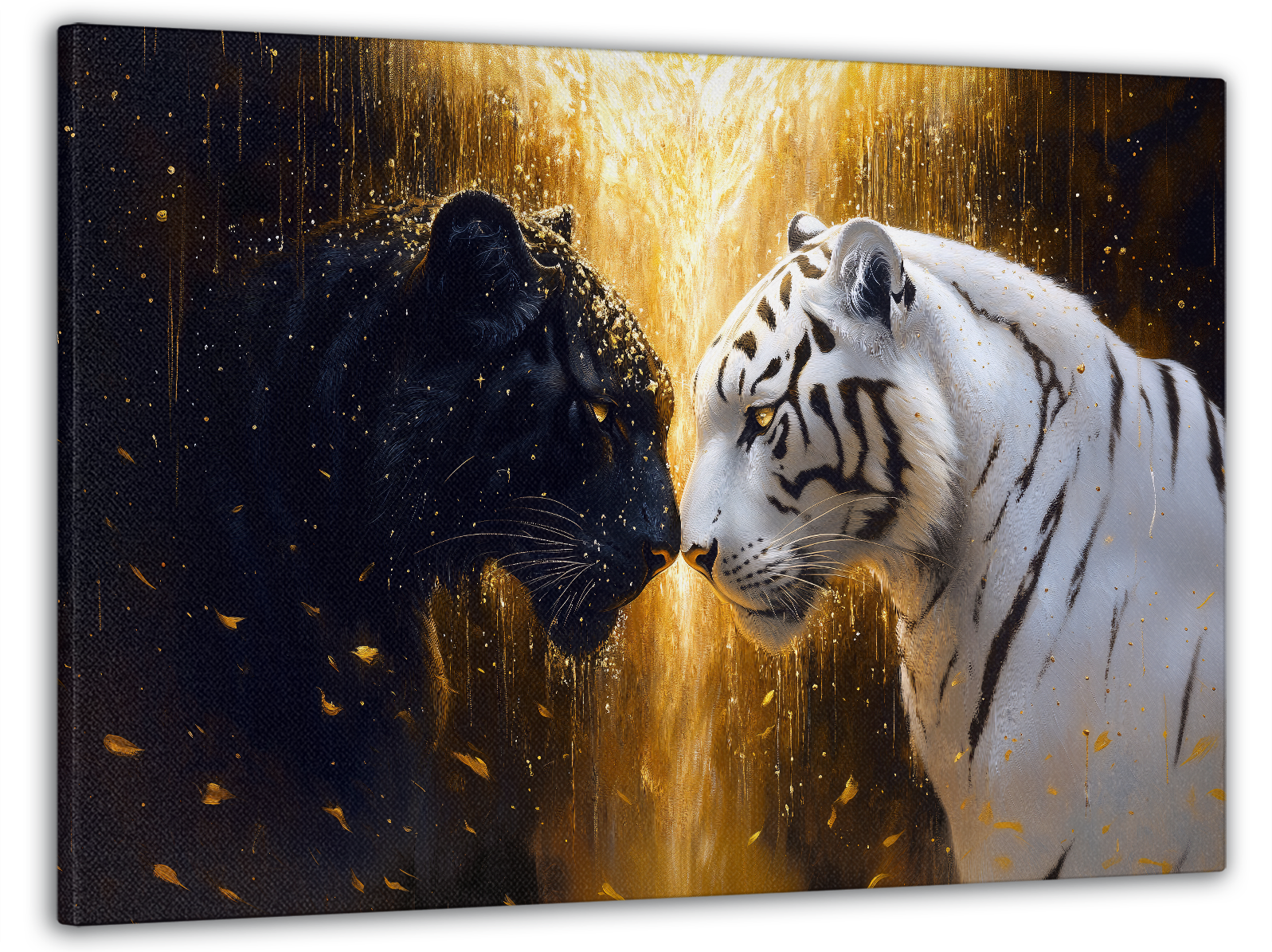 Картина на полотні Mako Інь та Ян тигри 60x100 см (MK10606)