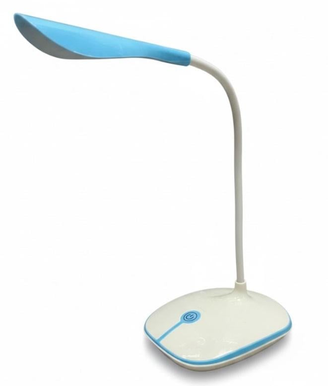 Світильник настільний JX 88O з акумулятором і USB-зарядкою Блакитний (2104618724)