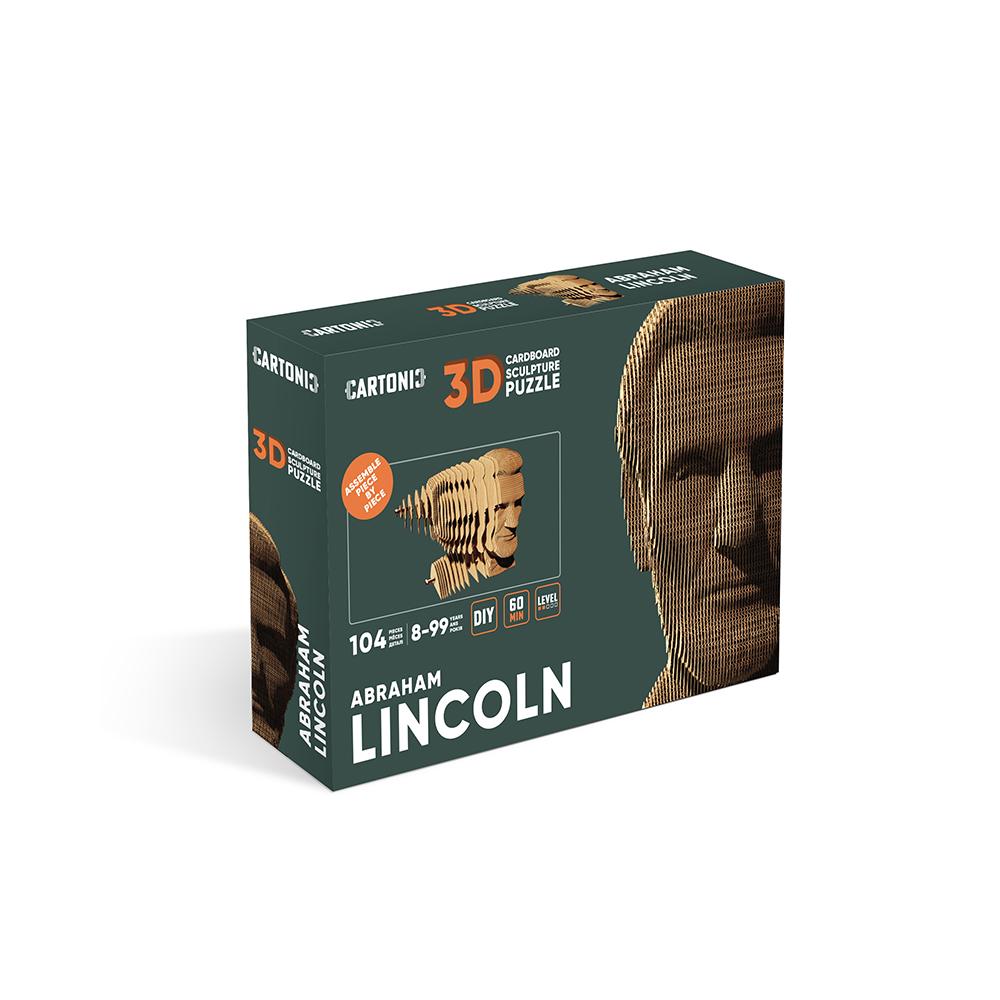 Картонний конструктор Cartonic 3D Puzzle LINCOLN (8987149) - фото 3