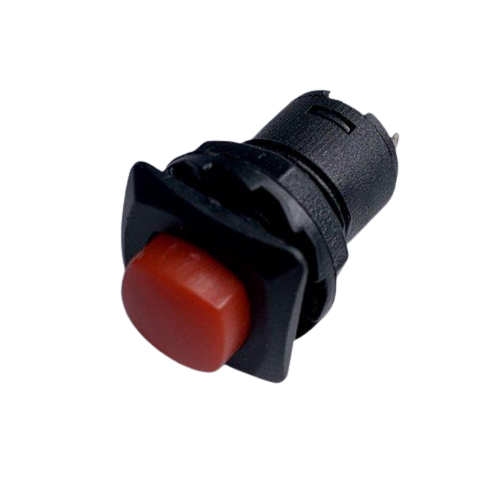 Кнопка Lemanso LSW12 квадрат с фиксацией ON-OFF/DS-226 Красный (00000018005)