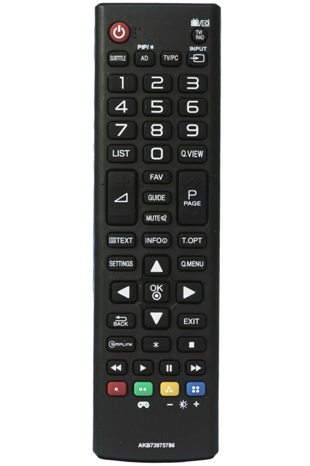 Пульт для телевизора LG AKB73975786 (1847)