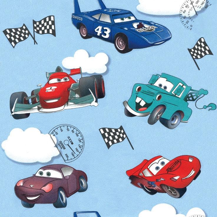 Обои тисненные Эксклюзив Люкс на бумажной основе 0,53х10,05 м Голубой (056-02)