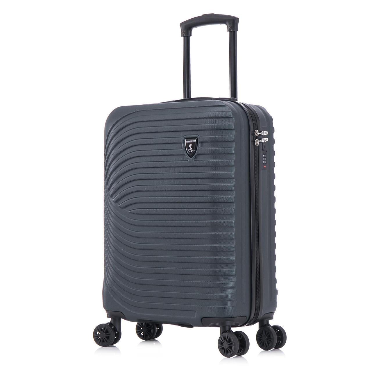 Чемодан SEMI LINE 20" S Navy-Green (T5865-1)