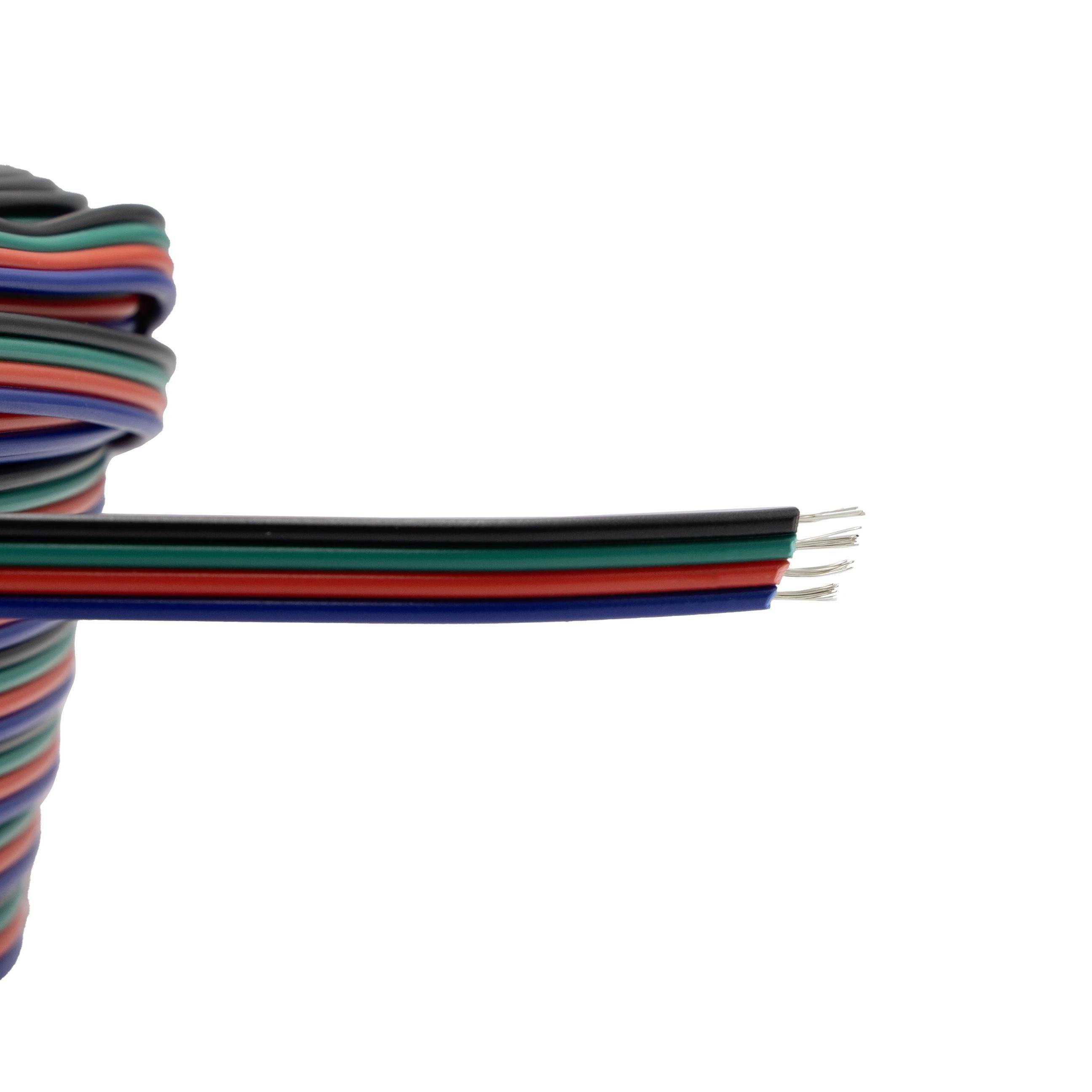 Проволока для LED-ленты Prolum RGB 4х0,35 мм (29822058) - фото 2 Проволока для LED-ленты Prolum RGB 4х0,35 мм (29822058) - фото 2