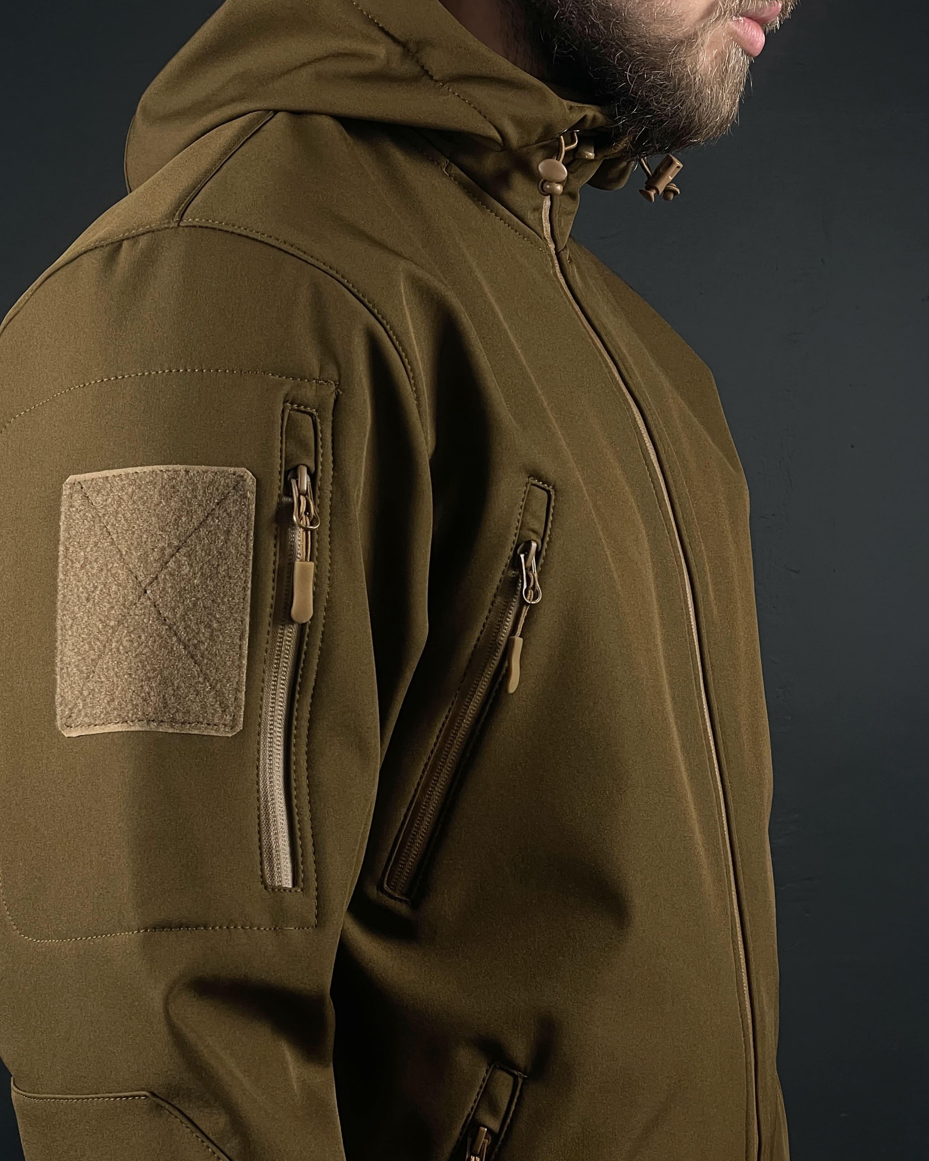 Куртка военная COOPERR Soft Shell II XS Койот (KUR-1.7.XS) - фото 4