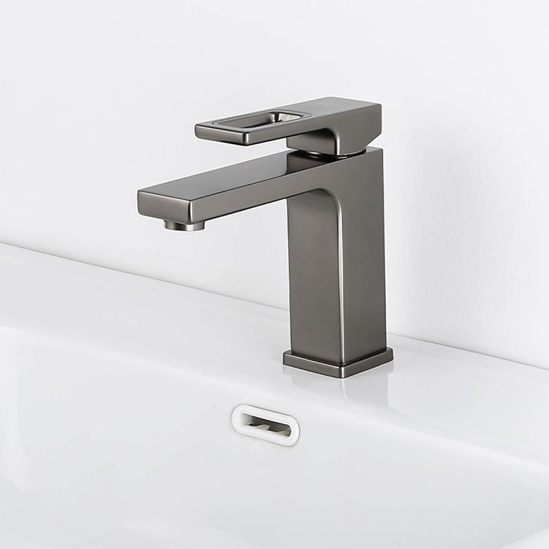 Смеситель для умывальника Gappo G1017-9 Графит (1045067) - фото 2