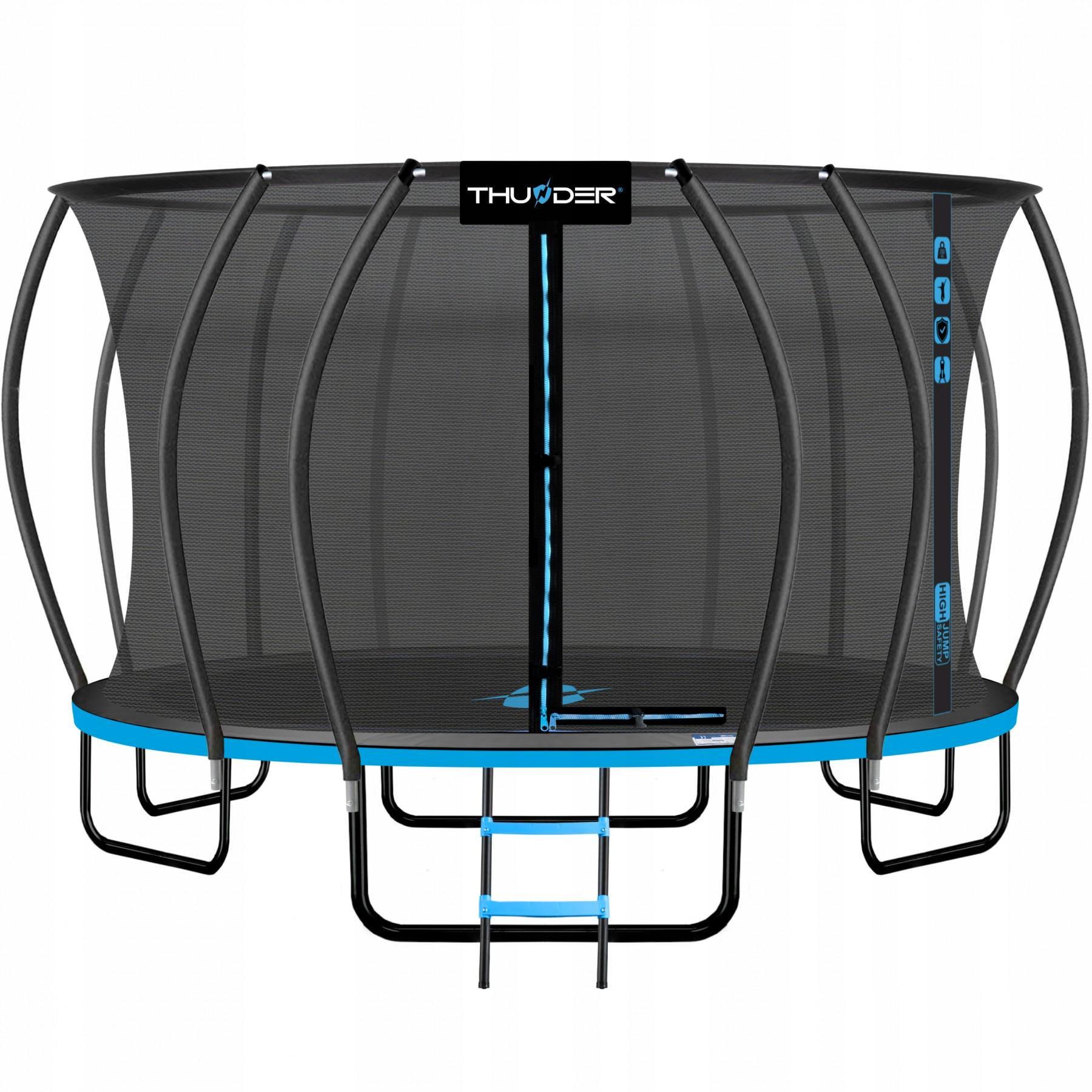 Батут с внутренней сеткой Thunder Inside Ultra 16FT 490 см Black/Blue