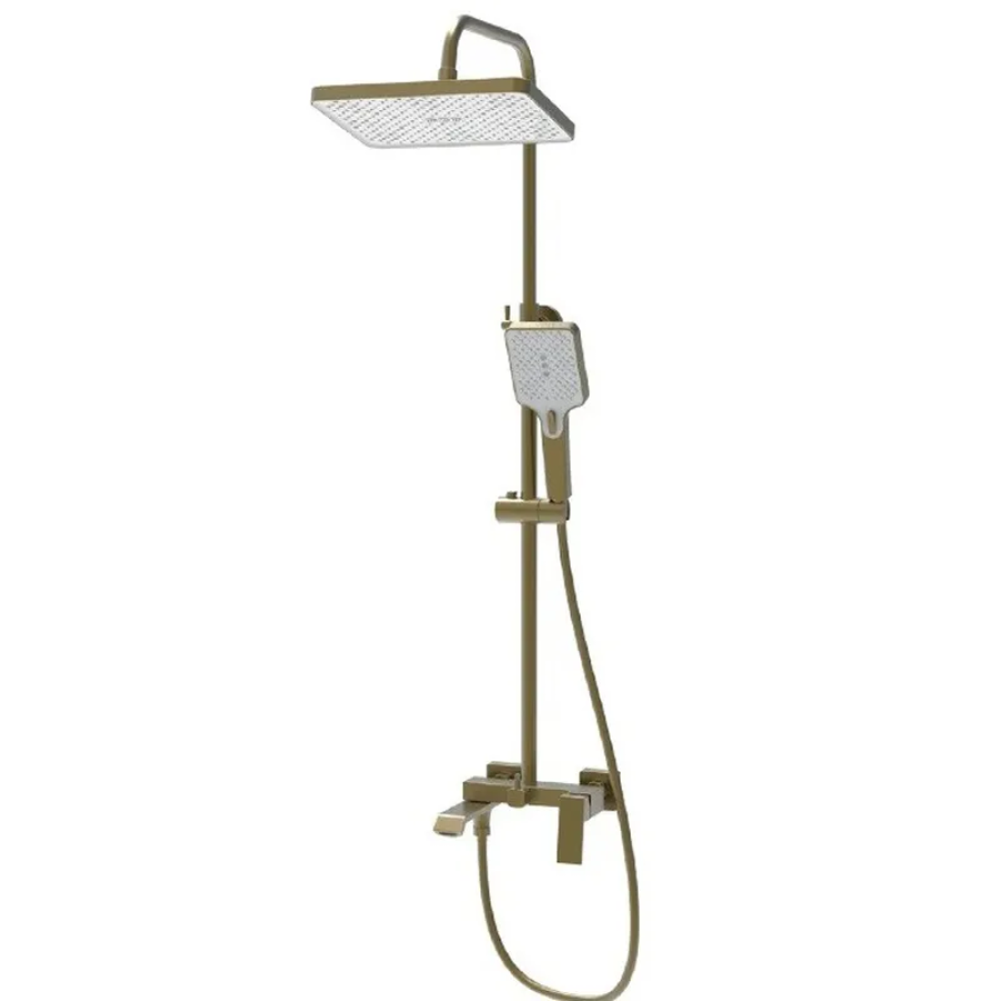 Душевая колонна со смесителем Brushed Gold Haiba GAUDI 009-J (HB9584)